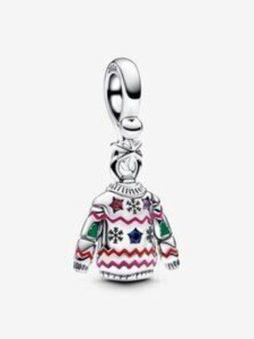 Authentic Christmas Sweater Dangle Pandora Charm